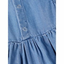 NAME IT Denim Kjole & Bloomers Sæt Medium Blue